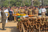 Soldier Anoop Poojary cremated at Beejady